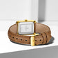 Naviforce 5074 Piper Women Leather Watch - Gold Brown