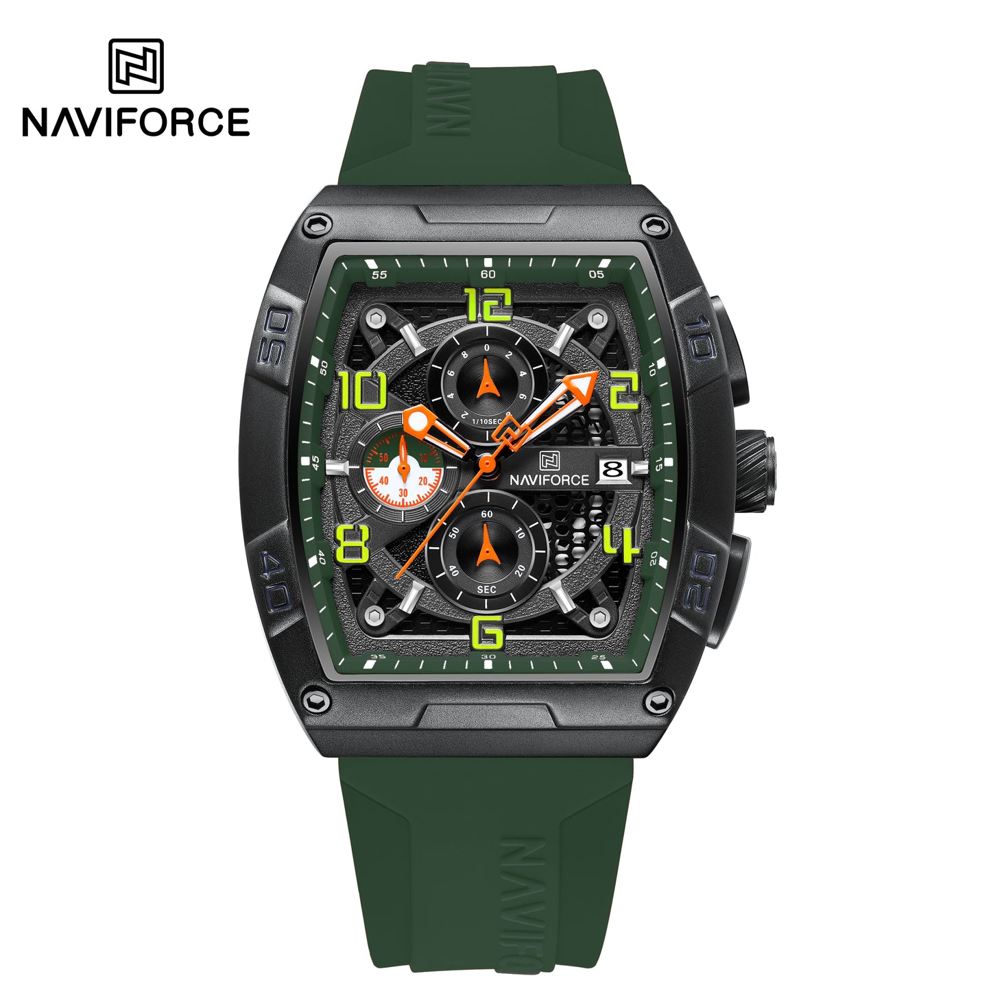 Naviforce 8052 Fantasy Men Watch - Green