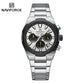 Naviforce 8081 Gamora Men Watch - Silver Black