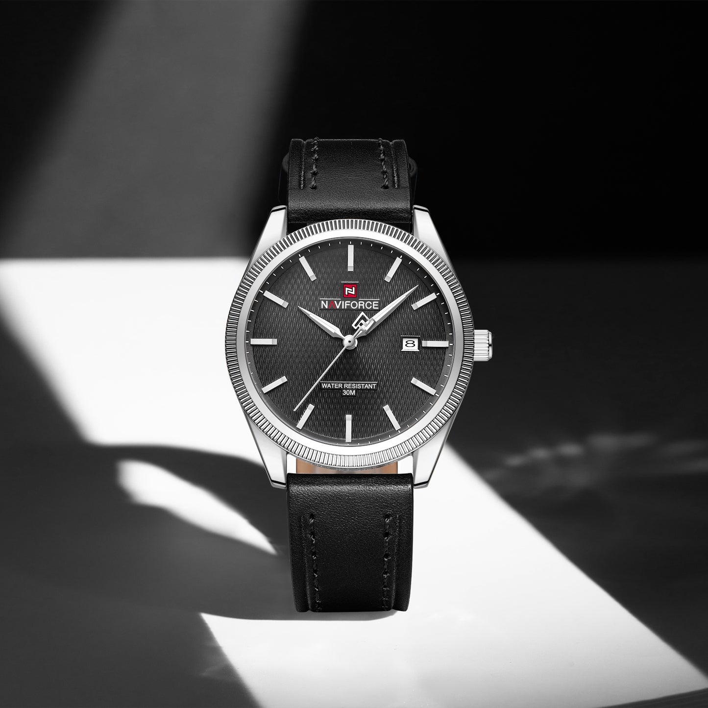 Naviforce 9276L Maison Classic Men Watch -Silver Black