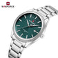 Naviforce 9276S Maison Classic Men Watch - Silver Green