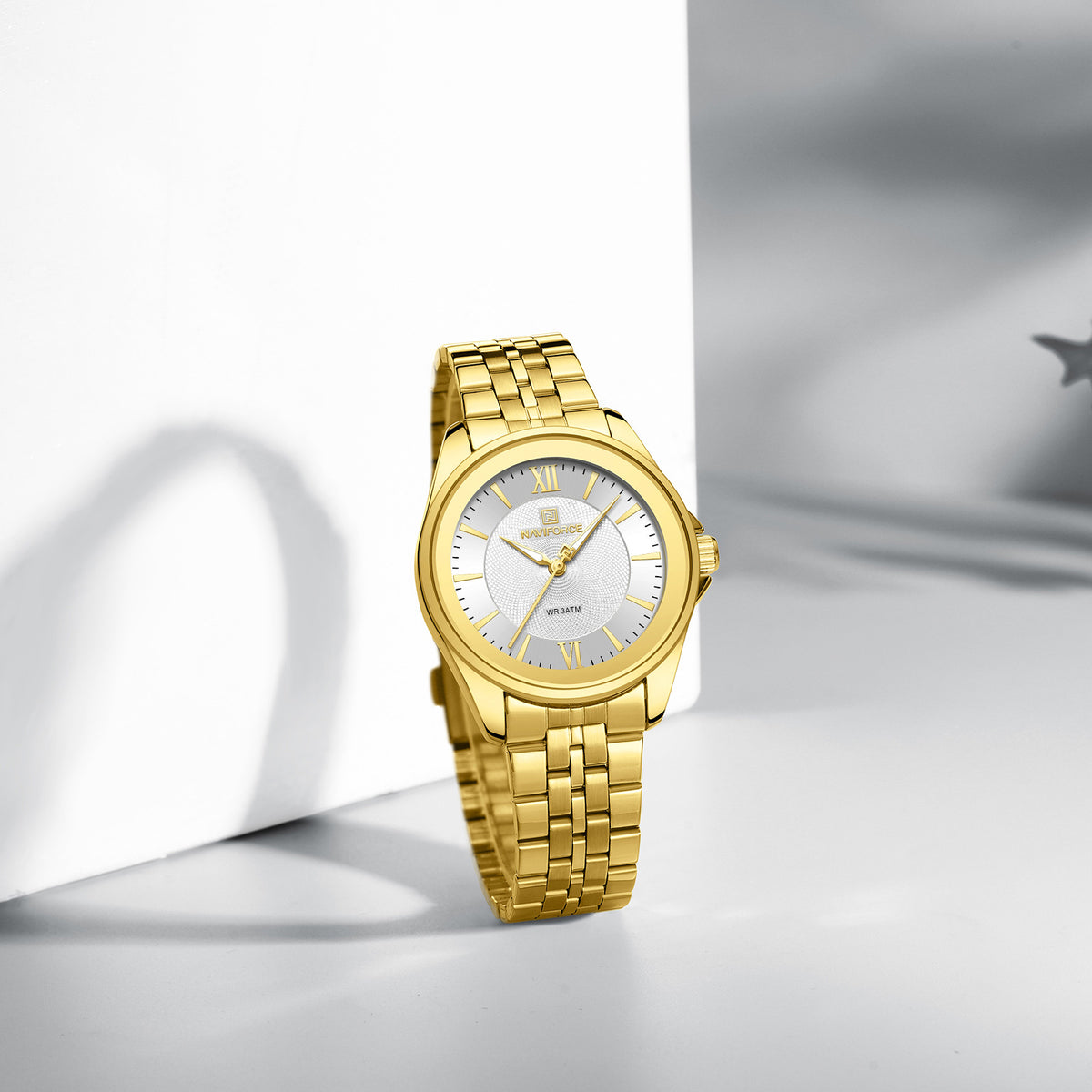 Naviforce 5067 PureFemme Women Watch - Gold White