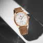 Naviforce 9276L Maison Classic Men Watch - Brown RoseGold-White