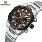 Naviforce 8081 Gamora Men Watch - Silver Brown