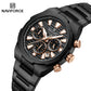 Naviforce 8081 Gamora Men Watch - Black RoseGold