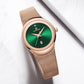 Naviforce 5004 Nebula Female Classic Watch - Gold Green