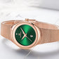 Naviforce 5004 Nebula Female Classic Watch - Gold Green