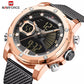 Naviforce 9172 Reisha Men Steel Watch - Black