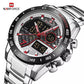 Naviforce 9171 Chromium Men Watch - Silver