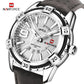Naviforce 9117 Fozi Men Leather Watch - Brown