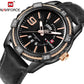 Naviforce 9117 Fozi Men Leather Watch - Black