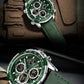 Naviforce 9197 Electron Men Leather Watch - Green
