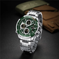 Naviforce 9197 Electron Men Watch - Silver Green