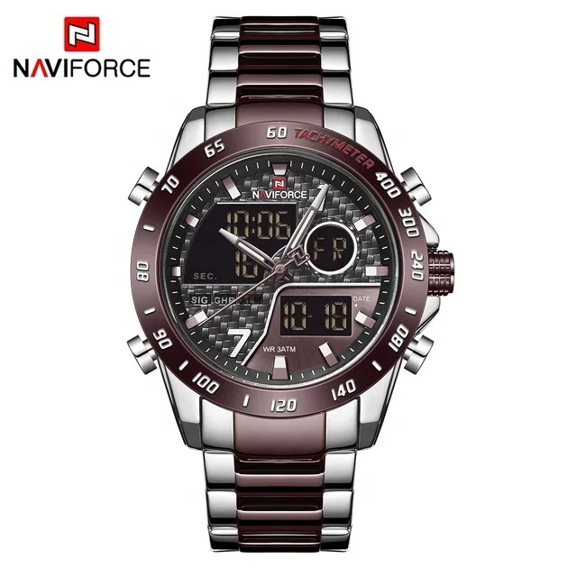 Naviforce 9171 Chromium Men Watch - Brown