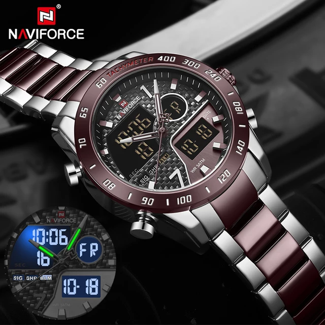 Naviforce 9171 Chromium Men Watch - Brown