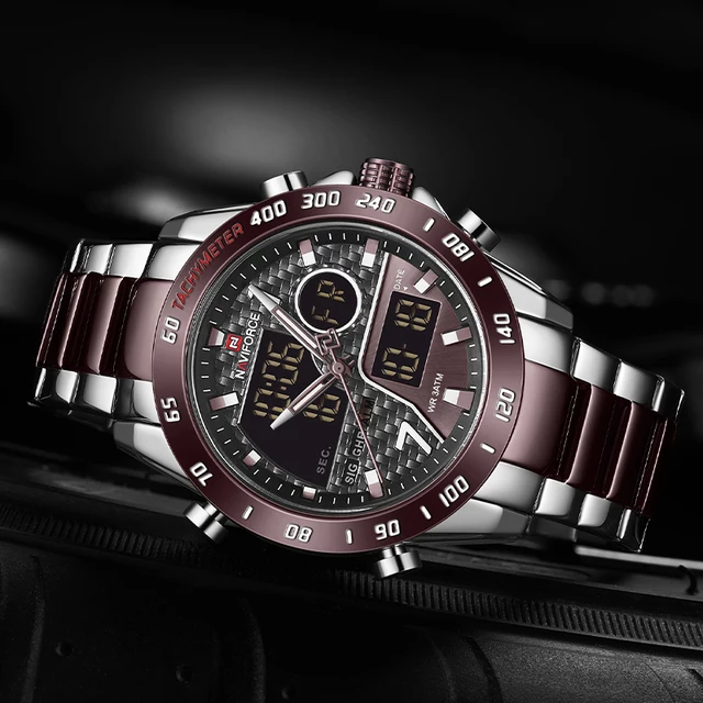 Naviforce 9171 Chromium Men Watch - Brown
