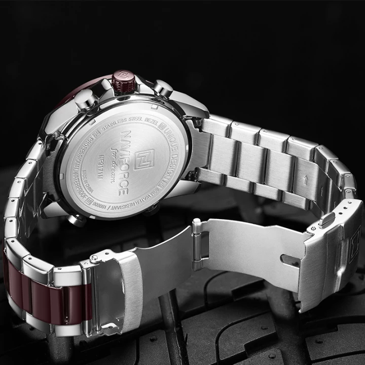 Naviforce 9171 Chromium Men Watch - Brown