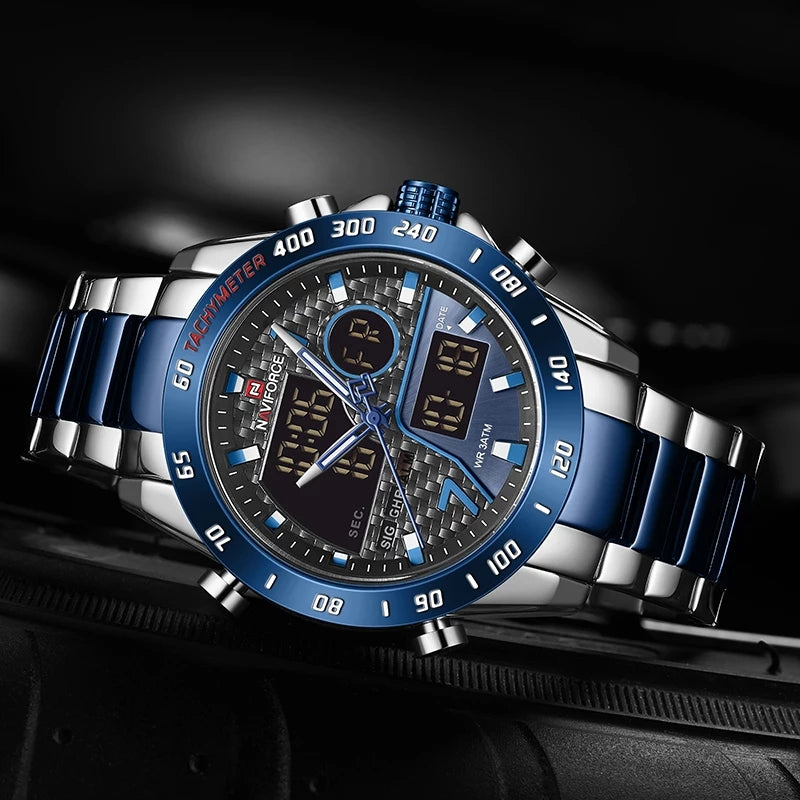 Naviforce 9171 Chromium Men Watch - Blue