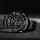 Naviforce 9195 Pluto Classic Watch - Black