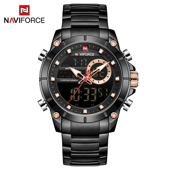 Naviforce 9163 Malibu Men Watch - Black