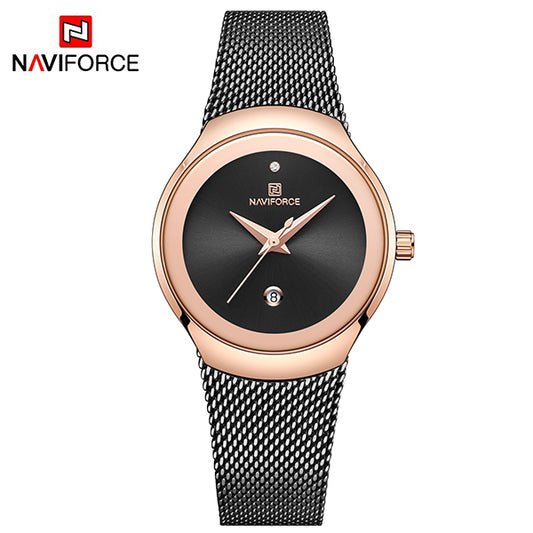 Naviforce 5004 Nebula Classic Women Watch - Black