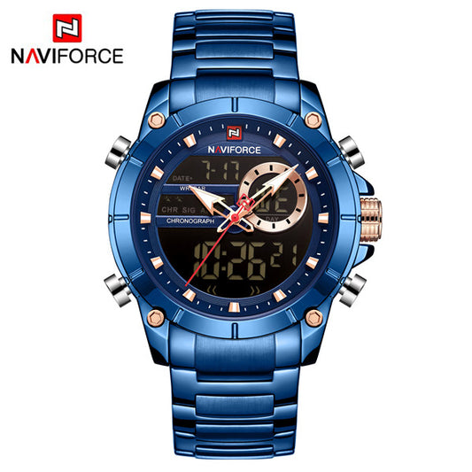 Naviforce 9163 Malibu Men Watch - Blue