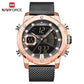 Naviforce 9172 Reisha Men Steel Watch - Black