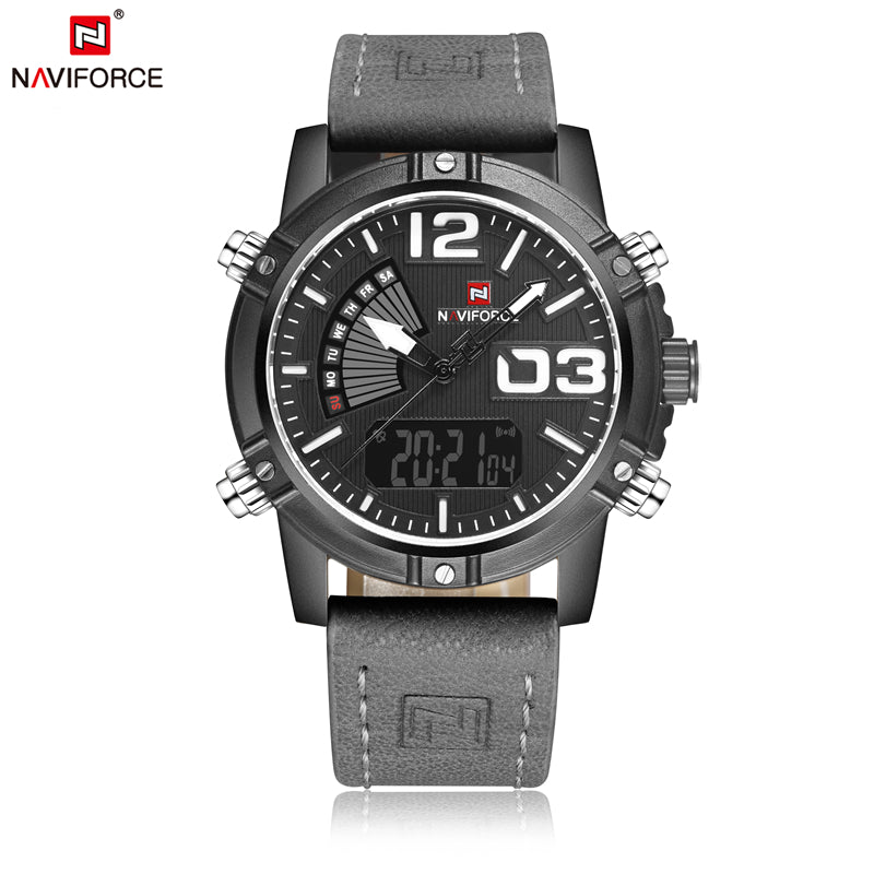 Naviforce 9095 Bramble Men Watch - Grey
