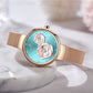 Naviforce 5013 Venice Floral Women Watch - Gold