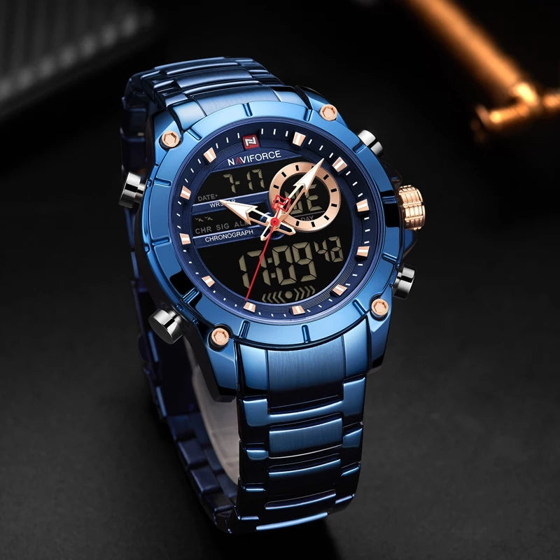 Naviforce 9163 Malibu Men Watch - Blue