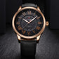 Naviforce 9126 Twist Men Leather Watch - Black