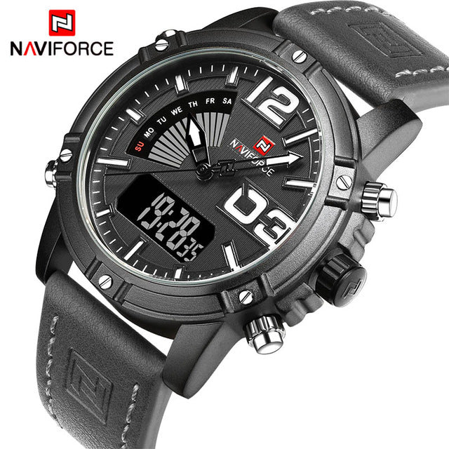 Naviforce 9095 Bramble Men Watch - Grey