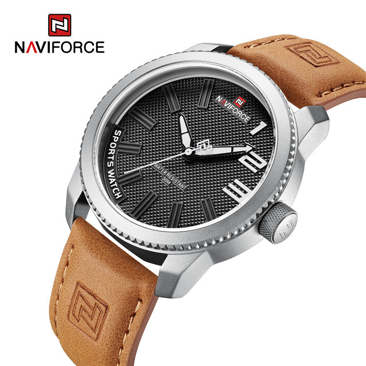 Naviforce 9202 Grandel Men Watch - Brown