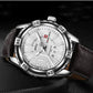 Naviforce 9117 Fozi Men Leather Watch - Brown