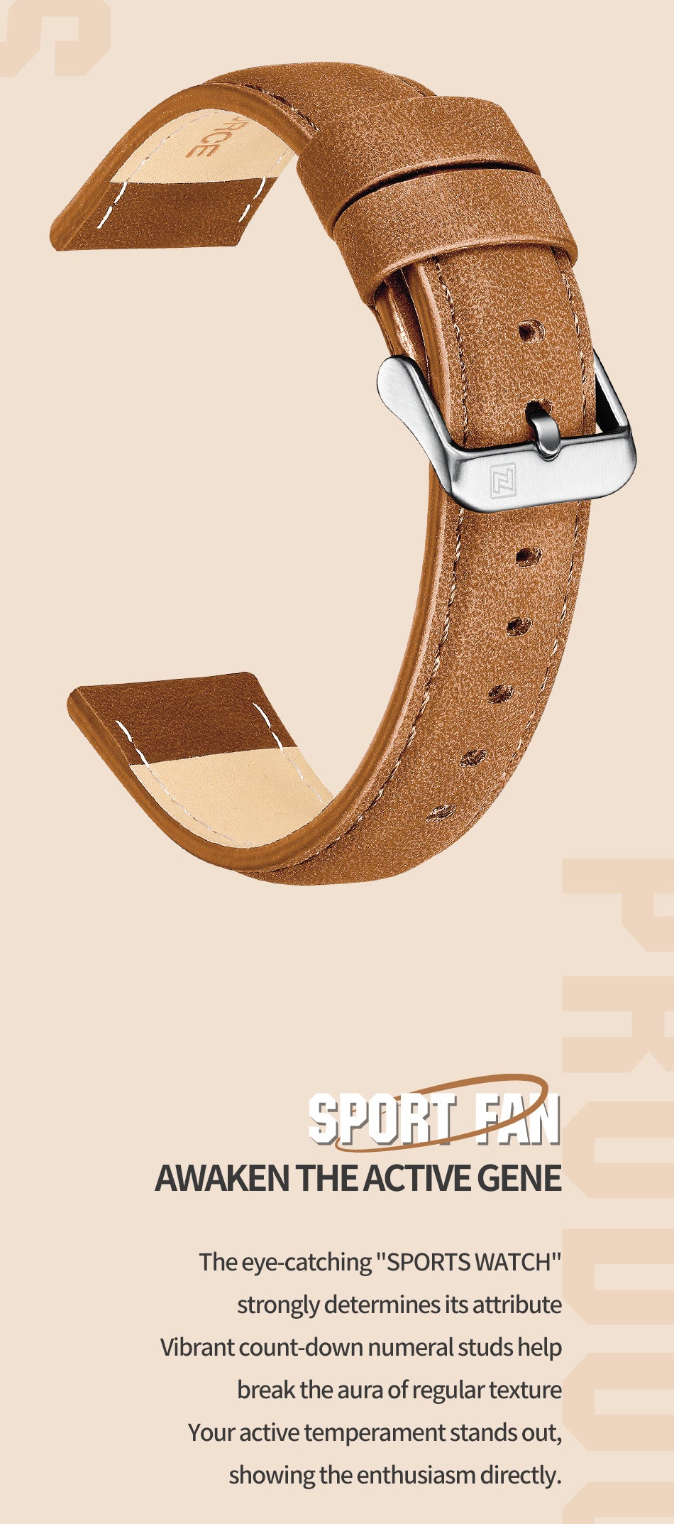 Naviforce 9202 Grandel Men Watch - Brown
