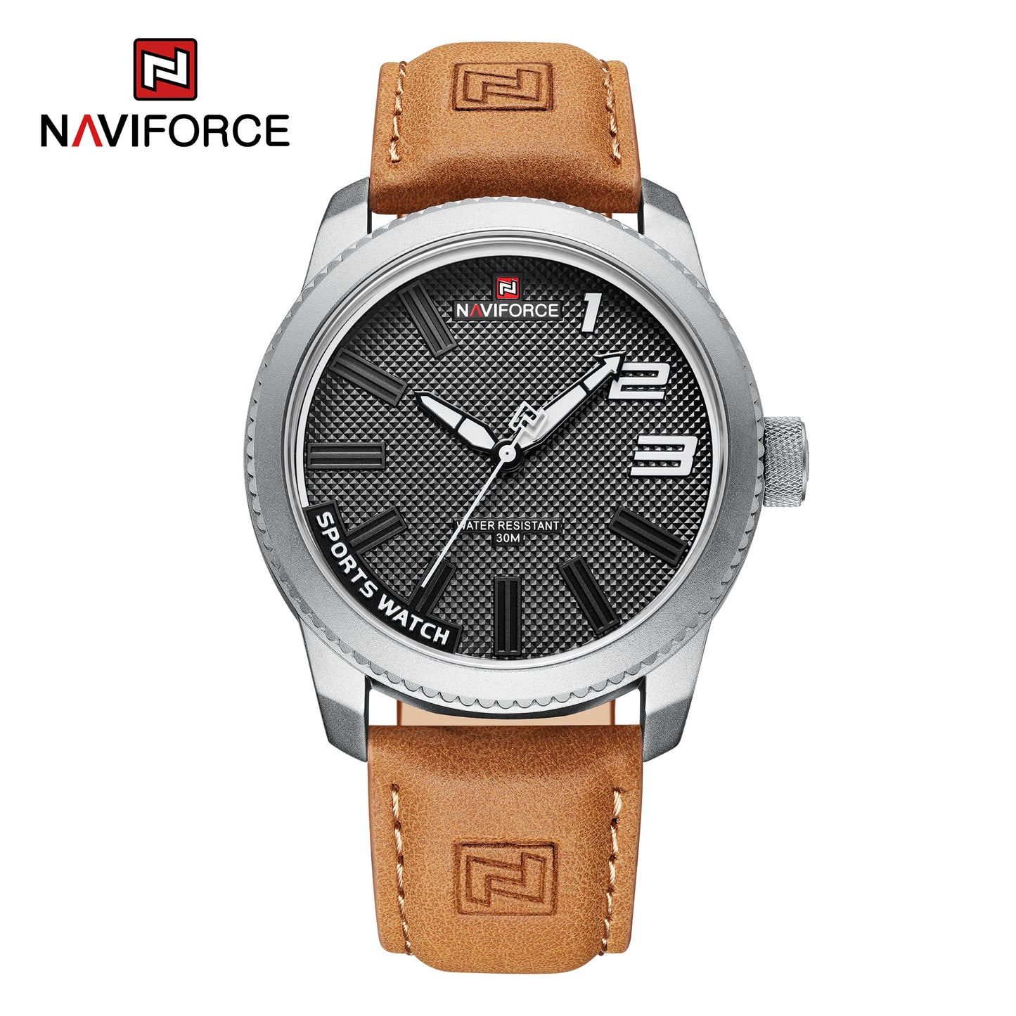 Naviforce 9202 Grandel Men Watch - Brown