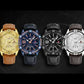 Naviforce 9117 Fozi Men Leather Watch - Brown