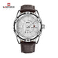 Naviforce 9117 Fozi Men Leather Watch - Brown